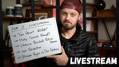 [1.2] Tax Revolt 2026?, Holy Somali Fraud!, Ukraine Bombed Putin's House, Shawn Ryan vs Dan Crenshaw