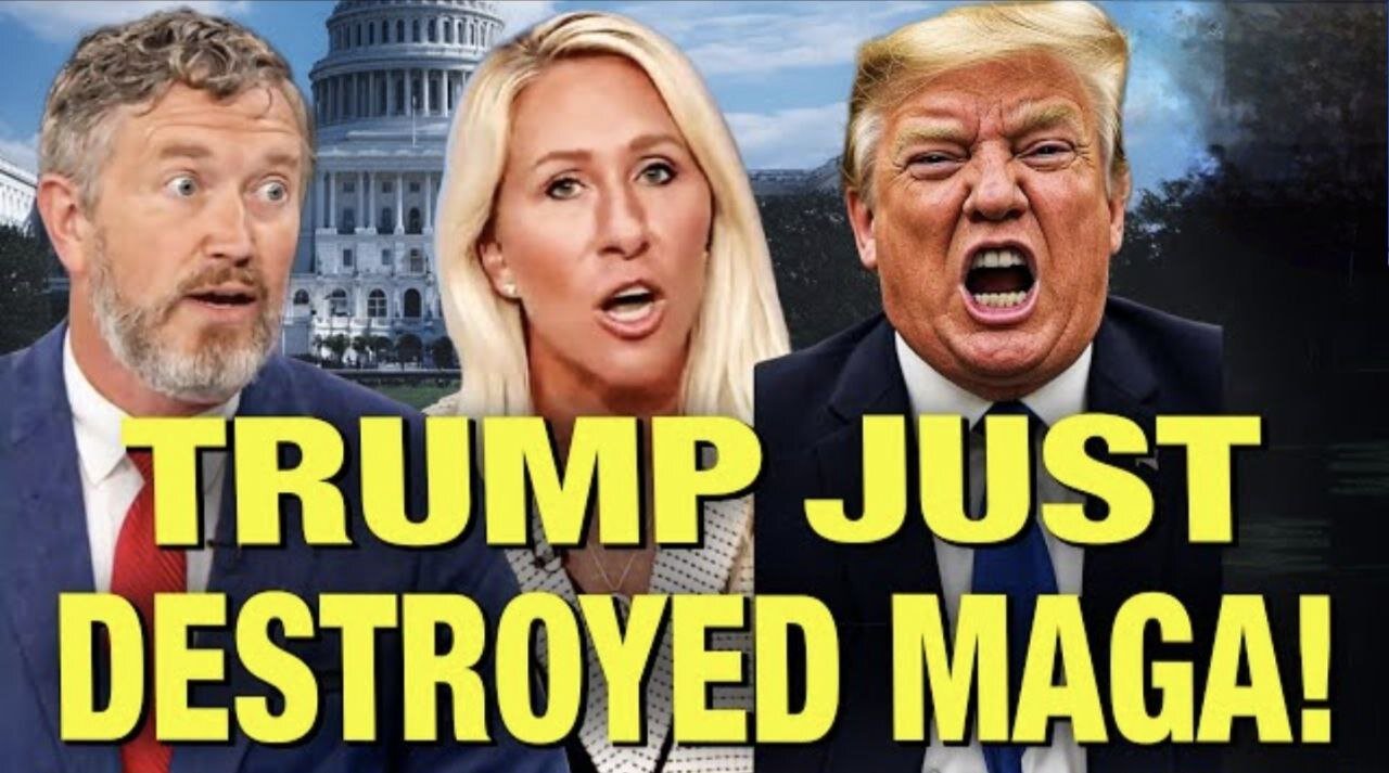 Trump’s UNHINGED PERSONAL Attacks On Thomas Massie & Marjorie Taylor Greene!