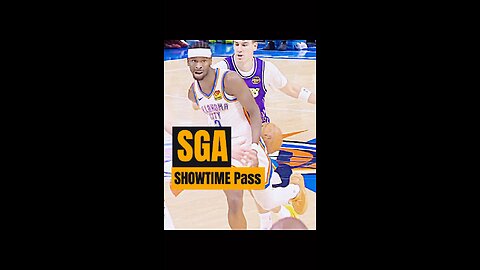 SGA SHOWTIME Pass to Cason Wallace 🎬✨