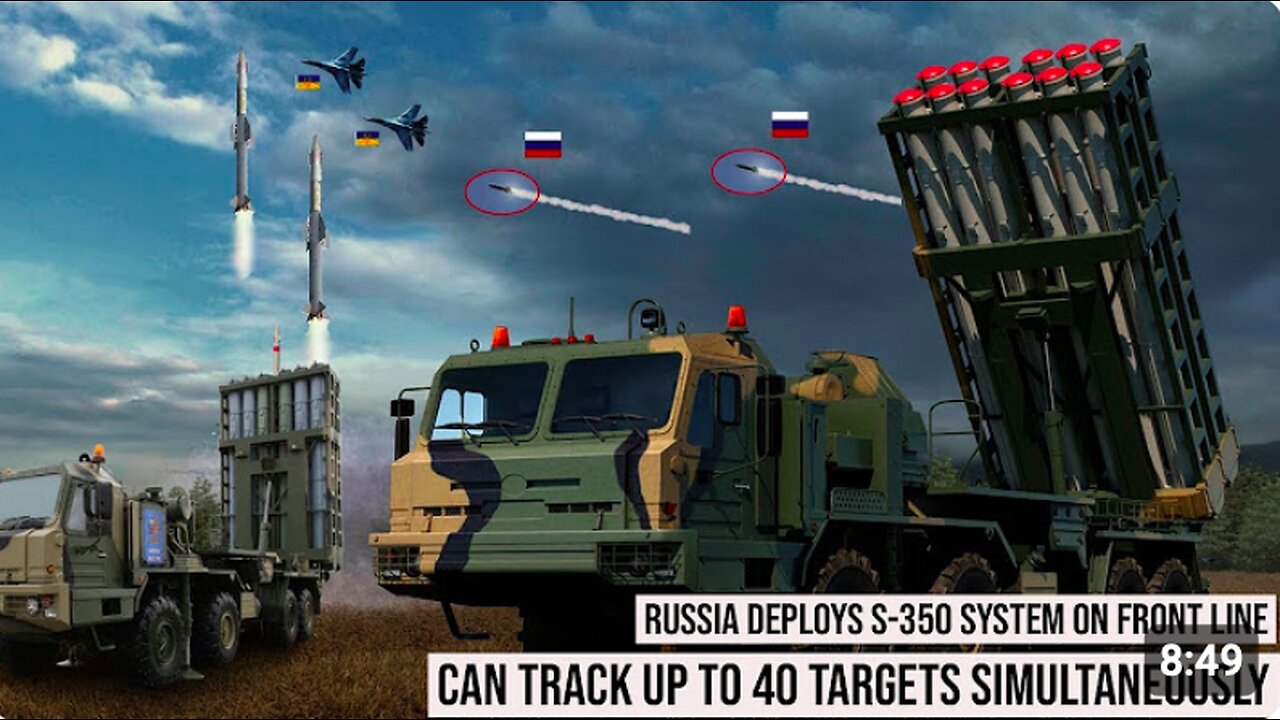 Russia Deploys S-350 Systems Vityaz on the Frontline to Repel A Massive Missile Attack