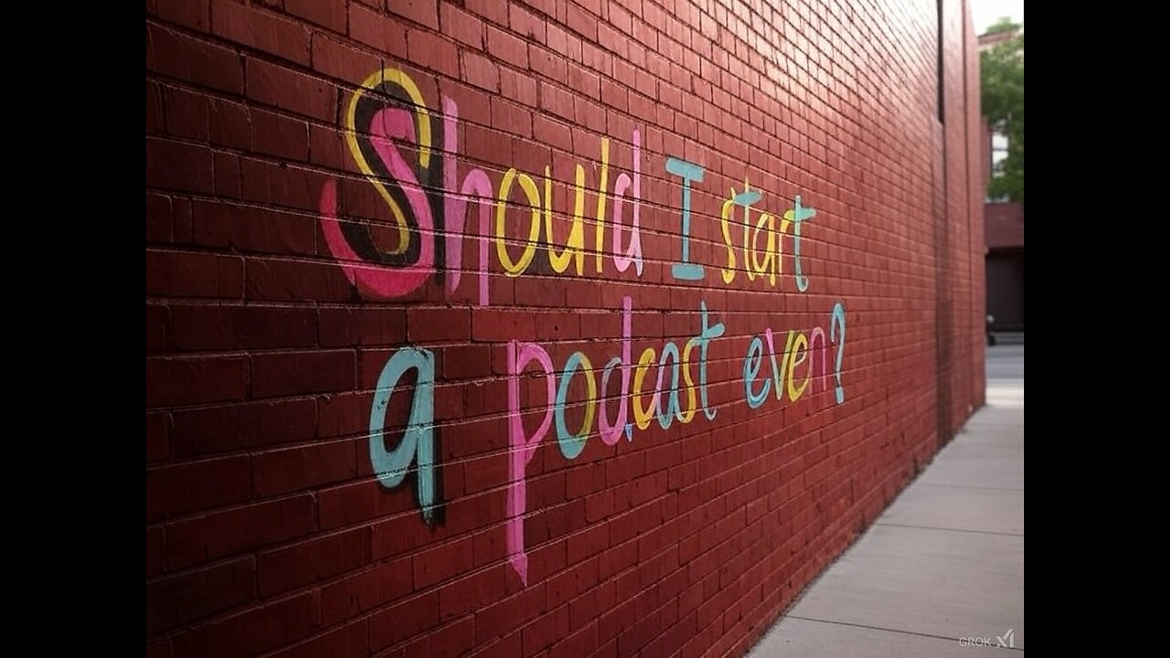 Should you start a podcast when you don’t even know what you’re doing?