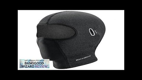 ROCKBROS Winter Cycling Face Cover Breathable Full Face Protection Double Layer Thickening Review