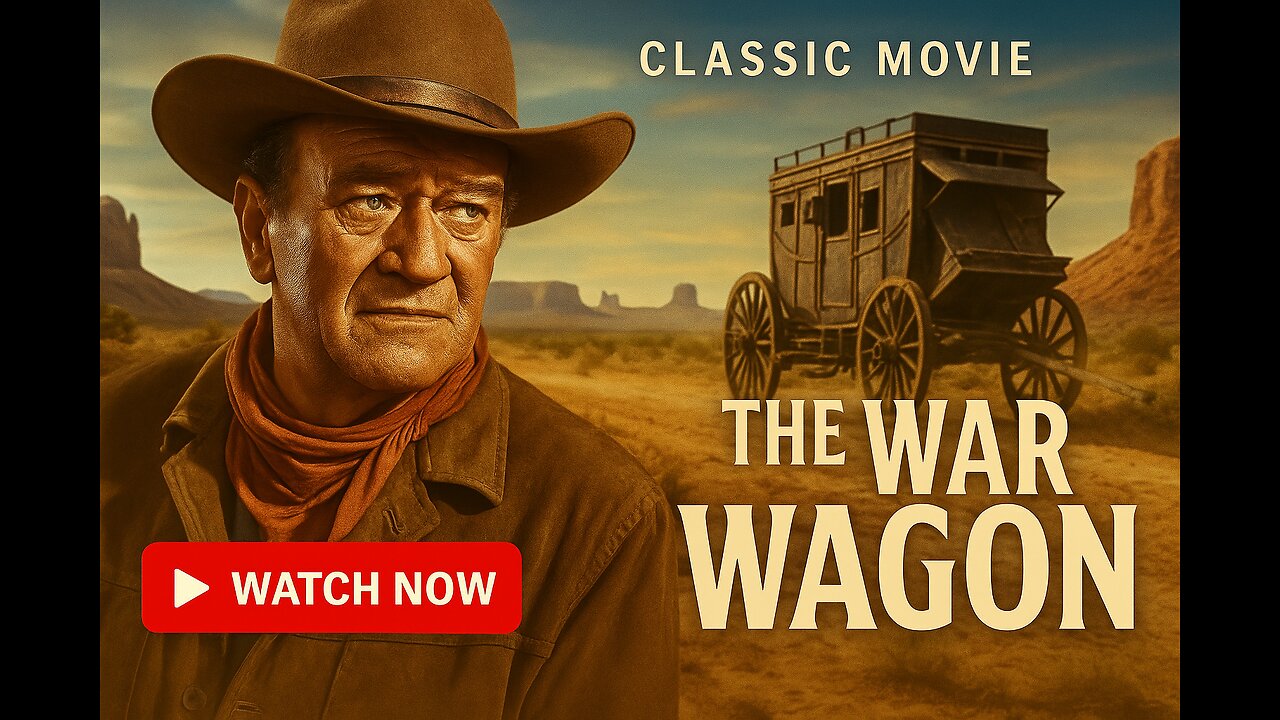 The War Wagon (1967) | John Wayne in a Classic Western Heist Adventure