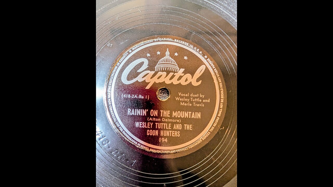 Capitol 194B Rainin' On The Mountain