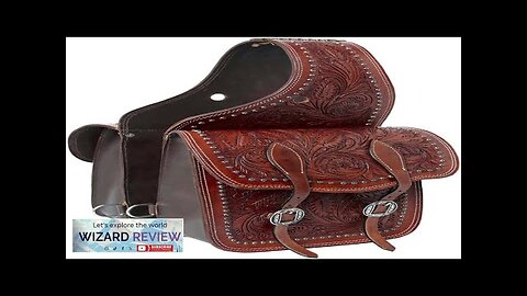 HILASON Western Horse Leather Saddle Bag Heavy Duty Traditional Trail Ride Review