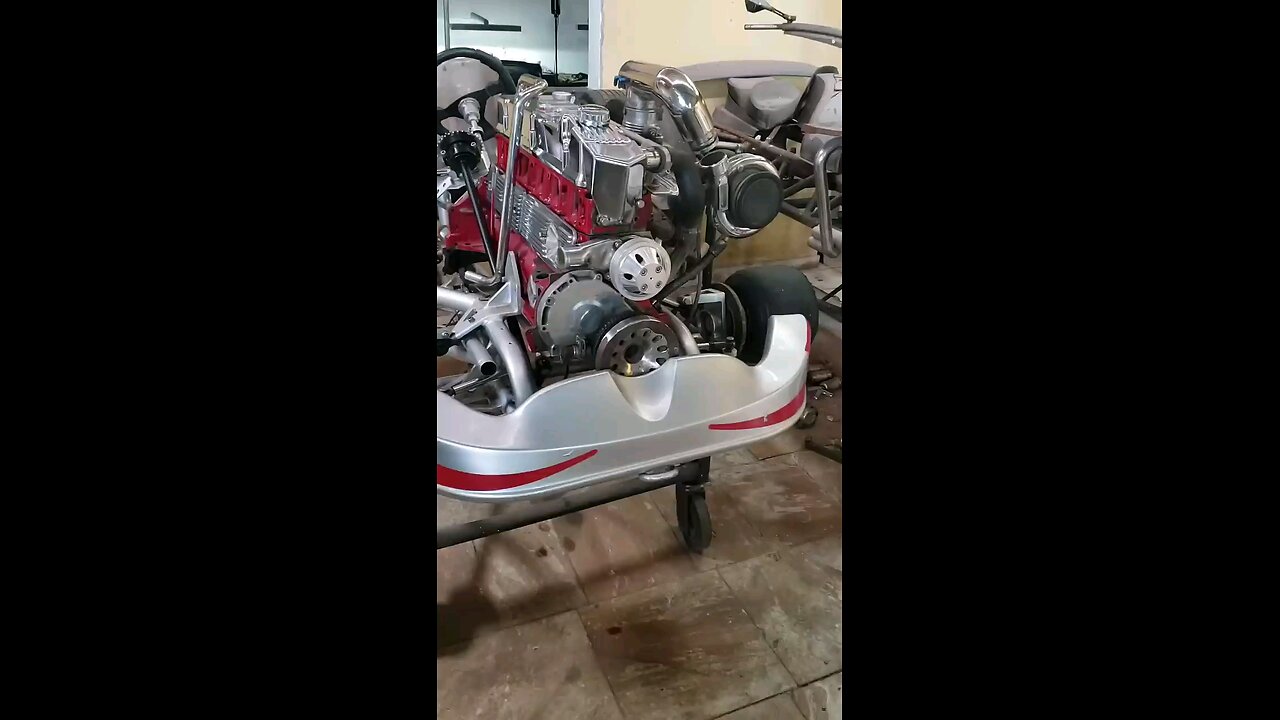 Impressionante o projeto KART com motor de Opala 6 CILINDROS TURBO