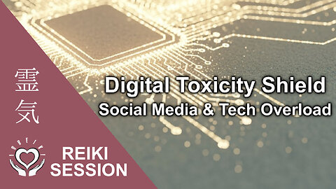 Reiki Digital Negativity Detox • Social Media Hangover • Toxic News • Info Overload • EMF Shield