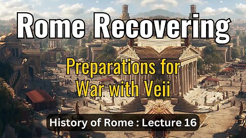 Rome Recovering and Preparing for War with Veii – Lecture 16 (History of Rome)