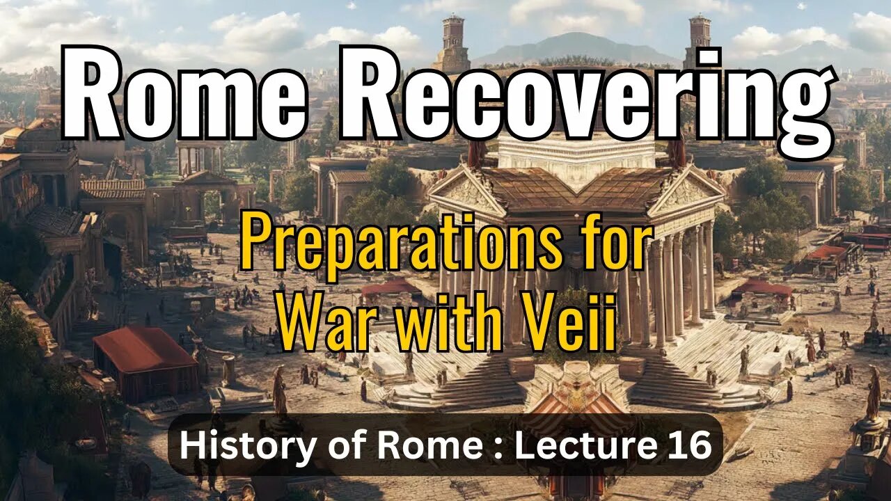 Rome Recovering and Preparing for War with Veii – Lecture 16 (History of Rome)