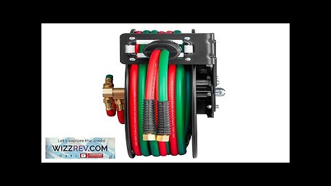 Retractable Welding Hose Reel 1/4 in x 50FT Oxygen Acetylene Rubber Hose Review