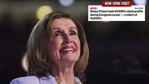 Pelosi Tracker: 37 Years, $130 Million, 6,930% Rate In Stock Profits