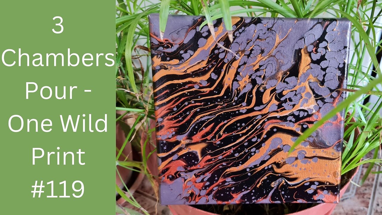 3 Chambers Pour -1 Wild Print ❤️🔥Pouring Acrylics❤️🔥HaAppy Flow#119 #abstract #pourpainting