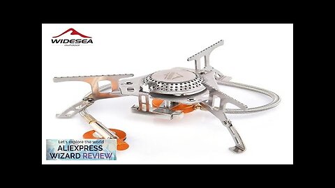 Widesea Camping Gas Stove Outdoor Tourist Burner Strong Fire Heater Tourism Cooker Review