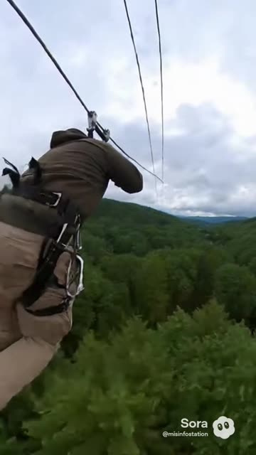 Zip Line Malfunction