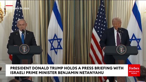 A Historic Day’: Trump Touts Peace Proposal For Gaza During Briefing With Netanyahu