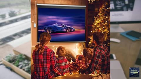 Powerextra 100 Inch Motorized Projector Screen