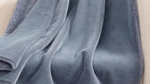 Whitecap Plush Throw Blanket Fleece Lightweight Soft Cozy Throw for Couch