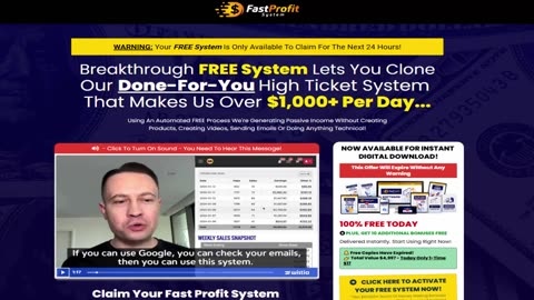 Fast Profit System Review: Affiliate Commission Earning System!