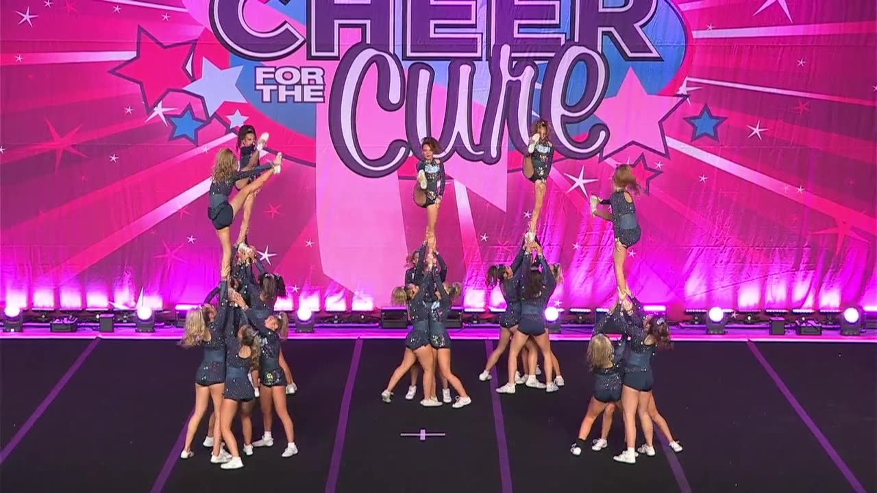 CheerForce WolfPack Reign Cheer For The Cure 2024 Day 2