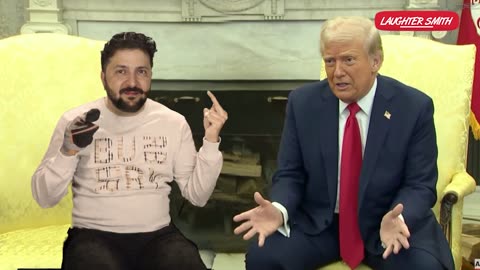 Zelenskyy clowns TRUMP