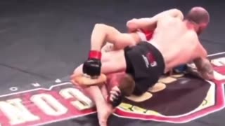MMA fighter tickles opponent as he tries to get out of the choke 😂