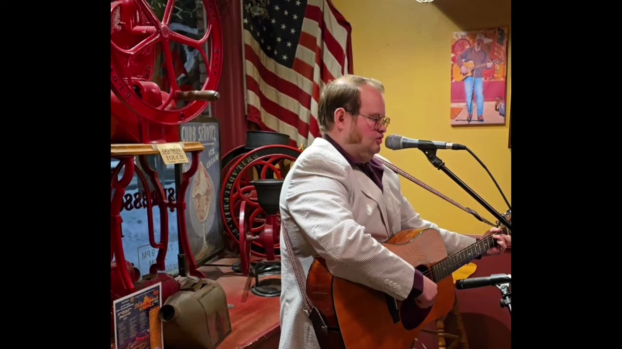 Trent Page plays at Burton Coffee Corners.