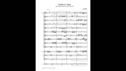 J.S. Bach – Prelude in C Major, BWV 545 (String Orchestra)