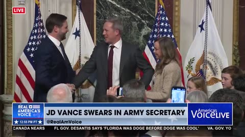 BREAKING: DANIEL DRISCOLL OFFICIALLY SWORN IN AS SECRETARY OF ARMY