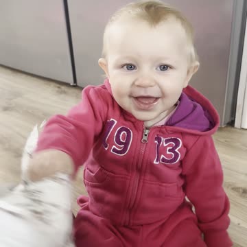 Baby Kayla Plays with a Shopping Bag — Cute & Simple Joys