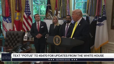 VERY important snippet from Trump’s emergency press conference.
