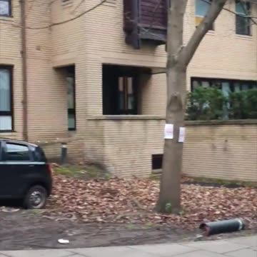 Locals in Chelmsford ask an illegal migrant flats' security guard who is being