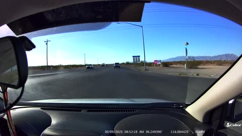 Speeding and Crossing Solid Line - Pahrump, NV 160 & Blosser Ranch Rd