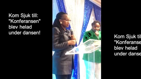 Kom Sjuk till "konferansen" blev HELAD under Dansen - Vittnesbörd med Diana - Östersund 22/11/2025