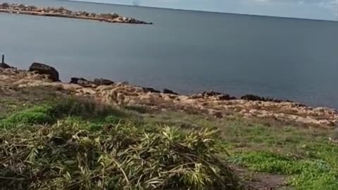 Tormba marina a largo di Gallipoli (due dicembre 2025)