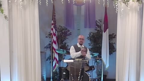 Pastor Julio preaching the Word in Spanish