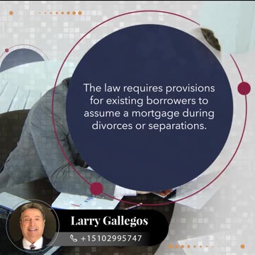 California Enacts New Mortgage Law for Divorcing Couples