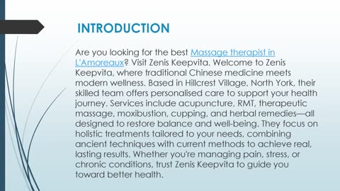 Best Massage therapist in L'Amoreaux