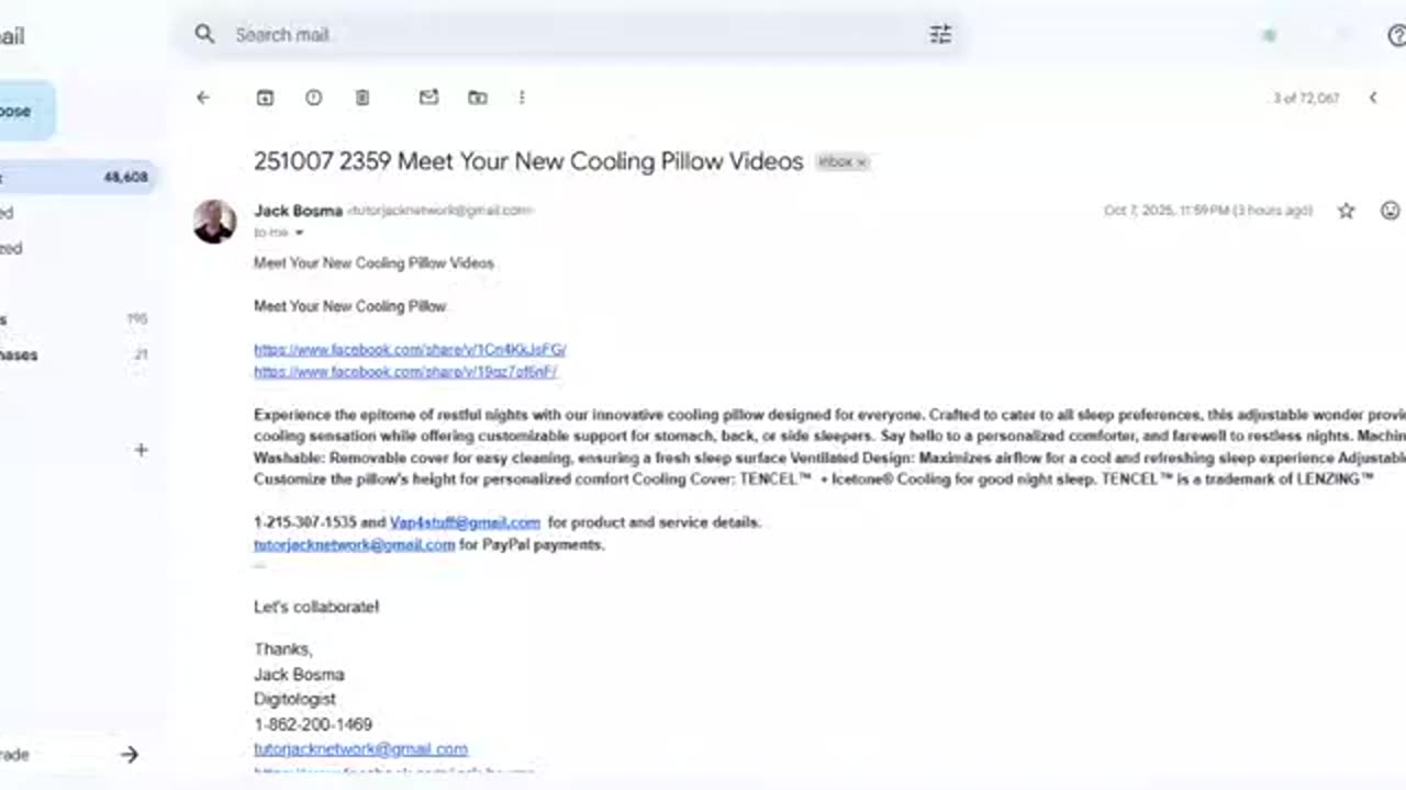 Meet Your New Cooling Pillow Videos