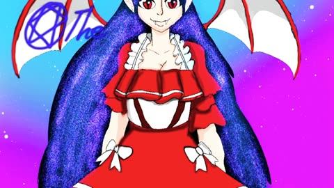 Speedpaint starry hair