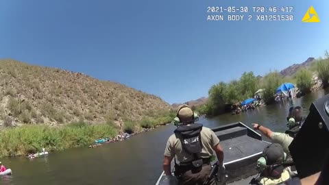 BODYCAM: Lake Patrol Water Rescue of Young Girl in Maricopa County