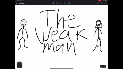 The weak man