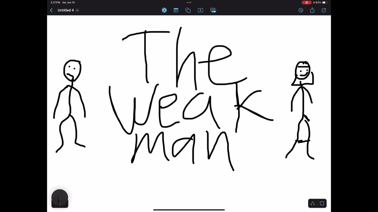 The weak man
