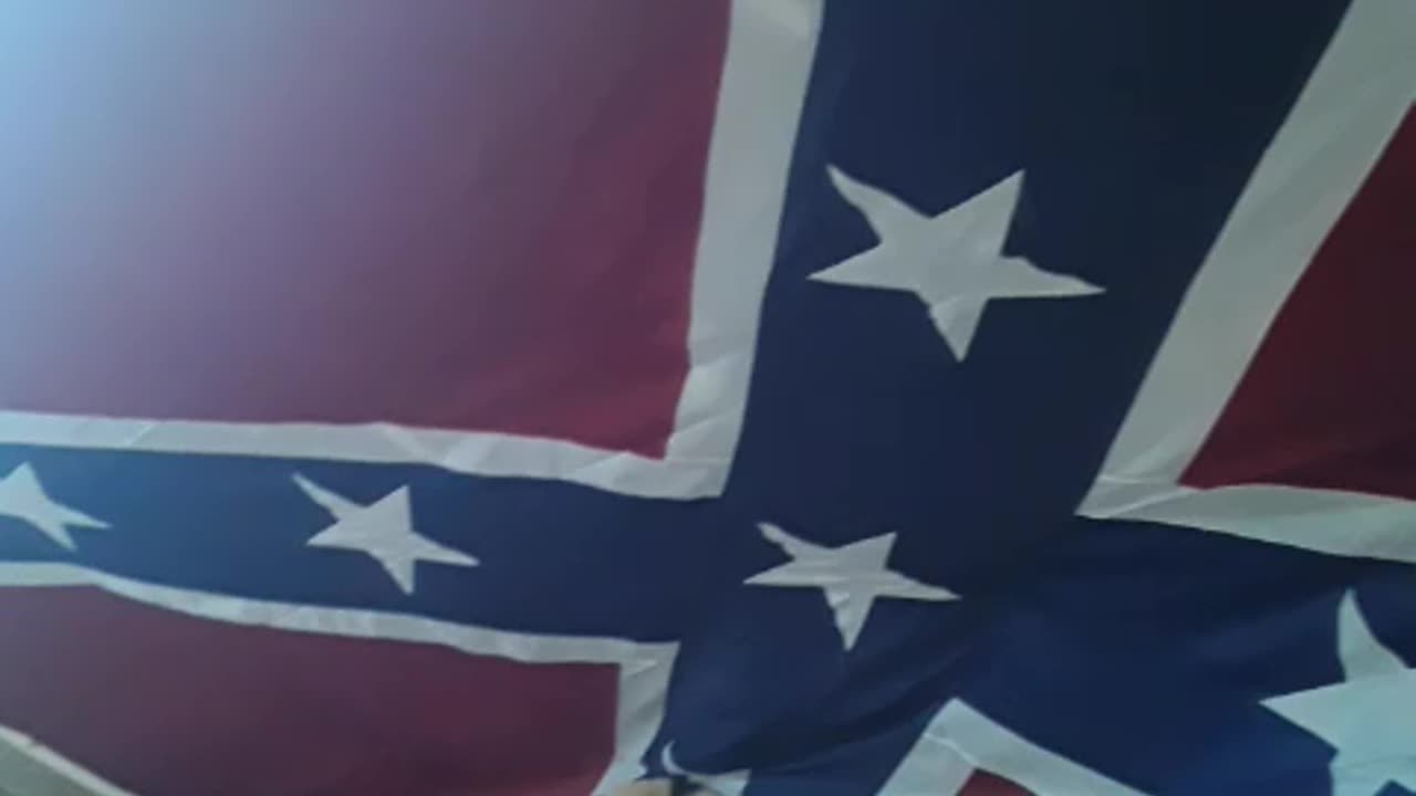 The BIGGEST REBEL flag I have ever seen in person