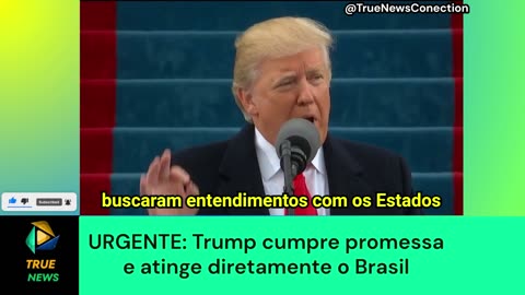 URGENTE: Trump cumpre promessa e atinge diretamente o Brasil