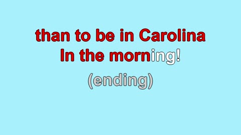 Carolina in the Morning (1922)