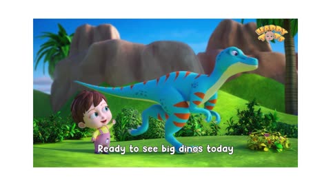 Dinoland Safari Song E-I-E-I-O | Dinosaur Park Version | Kids Song |