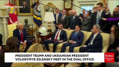 Zelensky Asked Point Blank, 'Why Don't You Wear A Suit?' In Oval Office Meeting With Trump