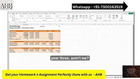 SAM Project A Excel Module 01 Creating a Worksheet and a Chart, Enviro Energy, WSCC CIS 146