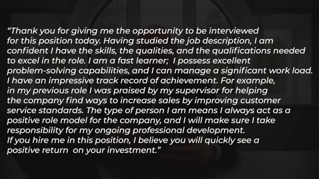 Viral: How To Introduce Yourself In An Interview! (The BEST ANSWER!)