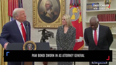Pam Bondi Sworn In As Attorney General